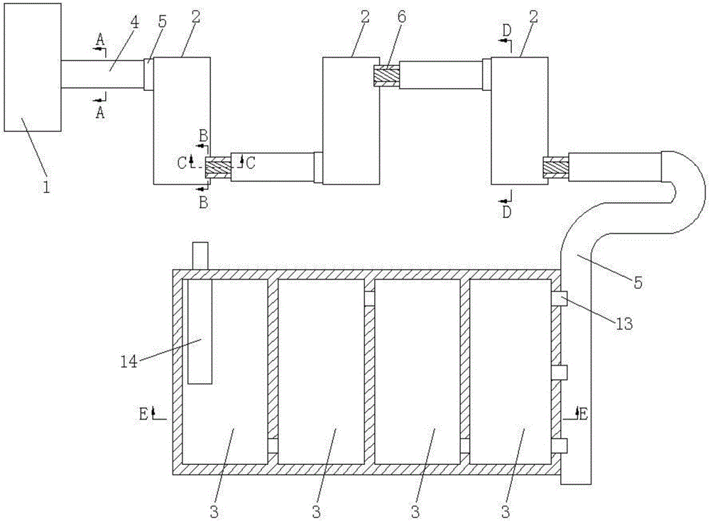 Method for treating artificial wetland breeding wastewater by integration of straw, biochar and organism