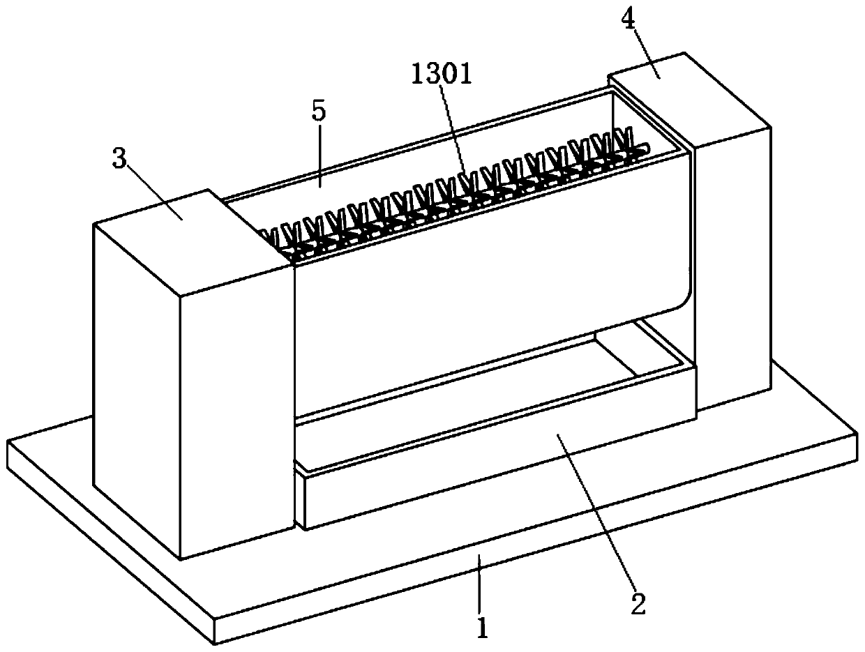 Rare earth crushing device for rare earth waste recovery