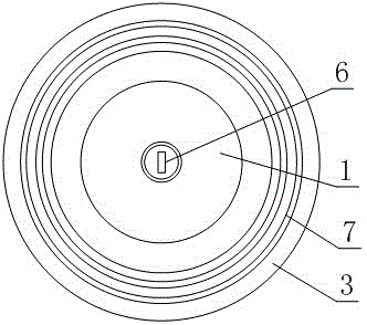 Treatment chuck structure for facilitating negative-pressure adsorption