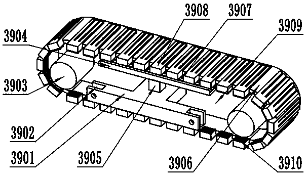 An electromagnetic crawler automatic adsorption robot