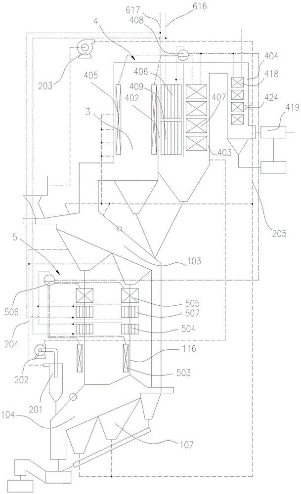 Dual-layer mechanical grate type garbage gasifying incinerator and dual-boiler power generation system thereof