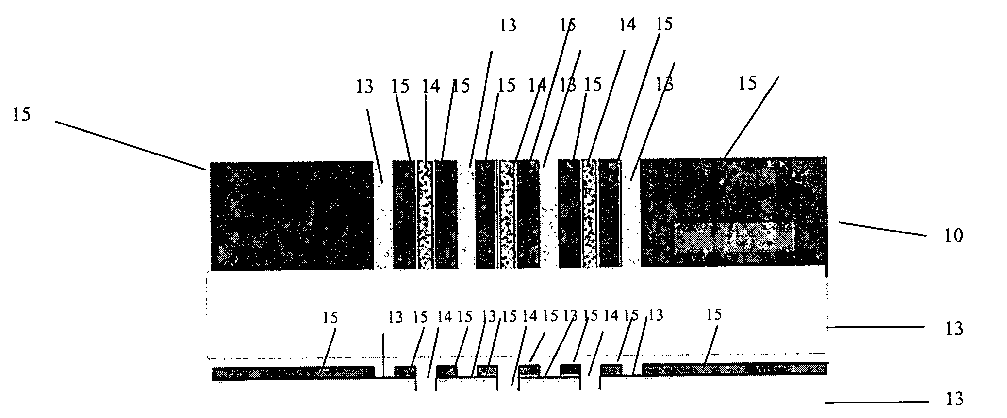 Photomask having an internal substantially transparent etch stop layer