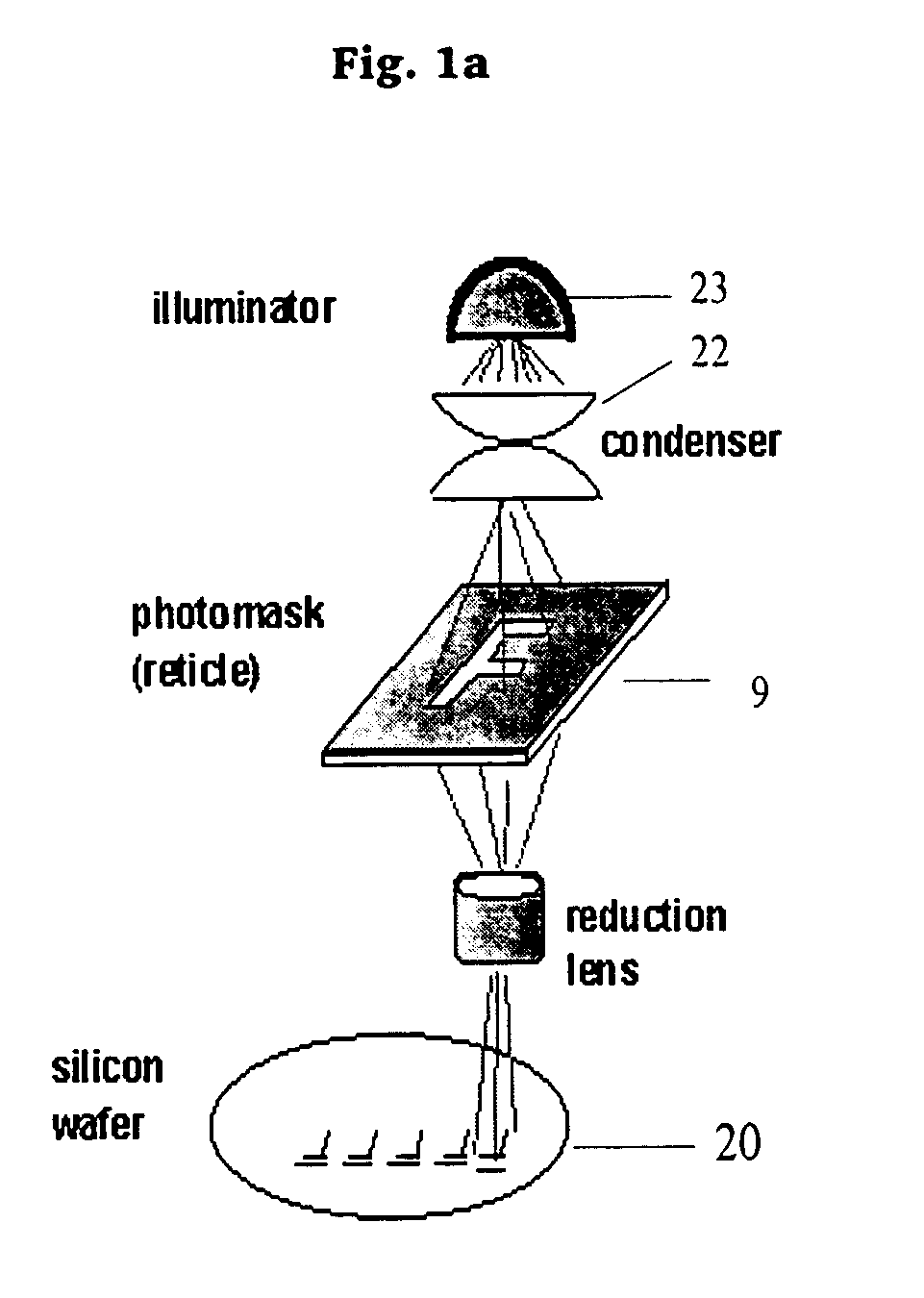 Photomask having an internal substantially transparent etch stop layer