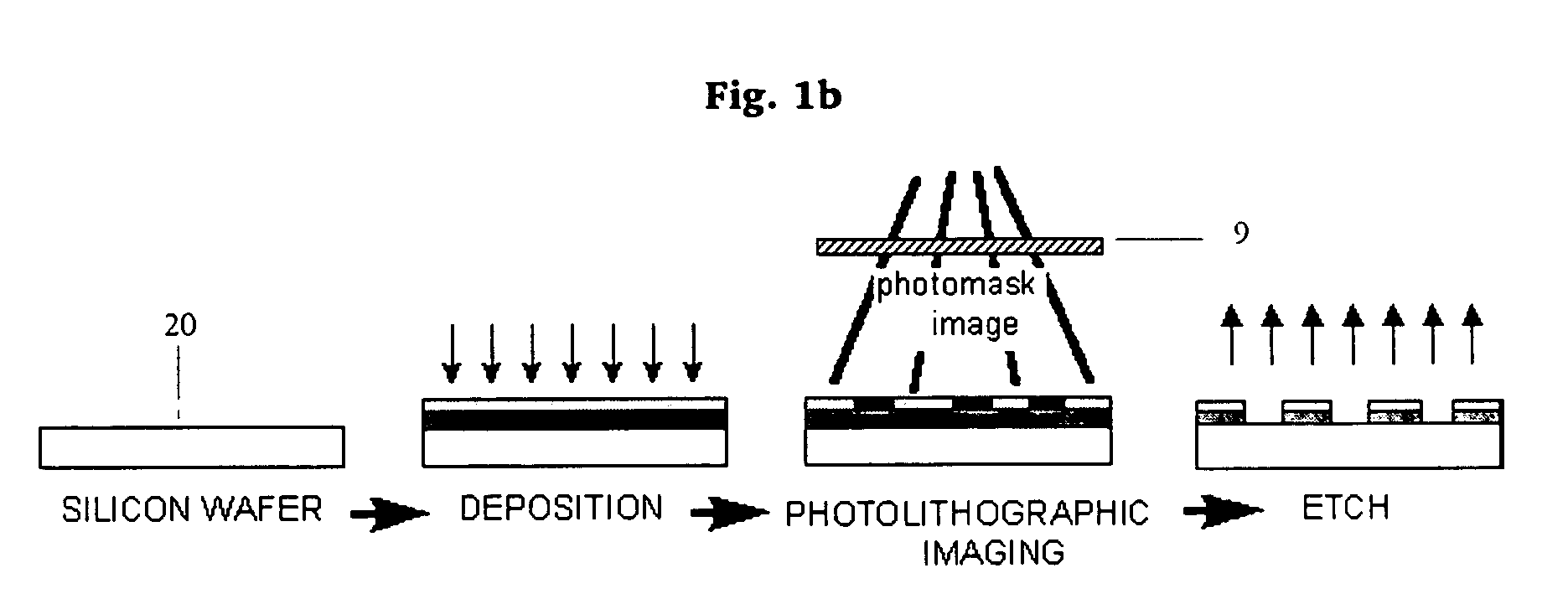 Photomask having an internal substantially transparent etch stop layer