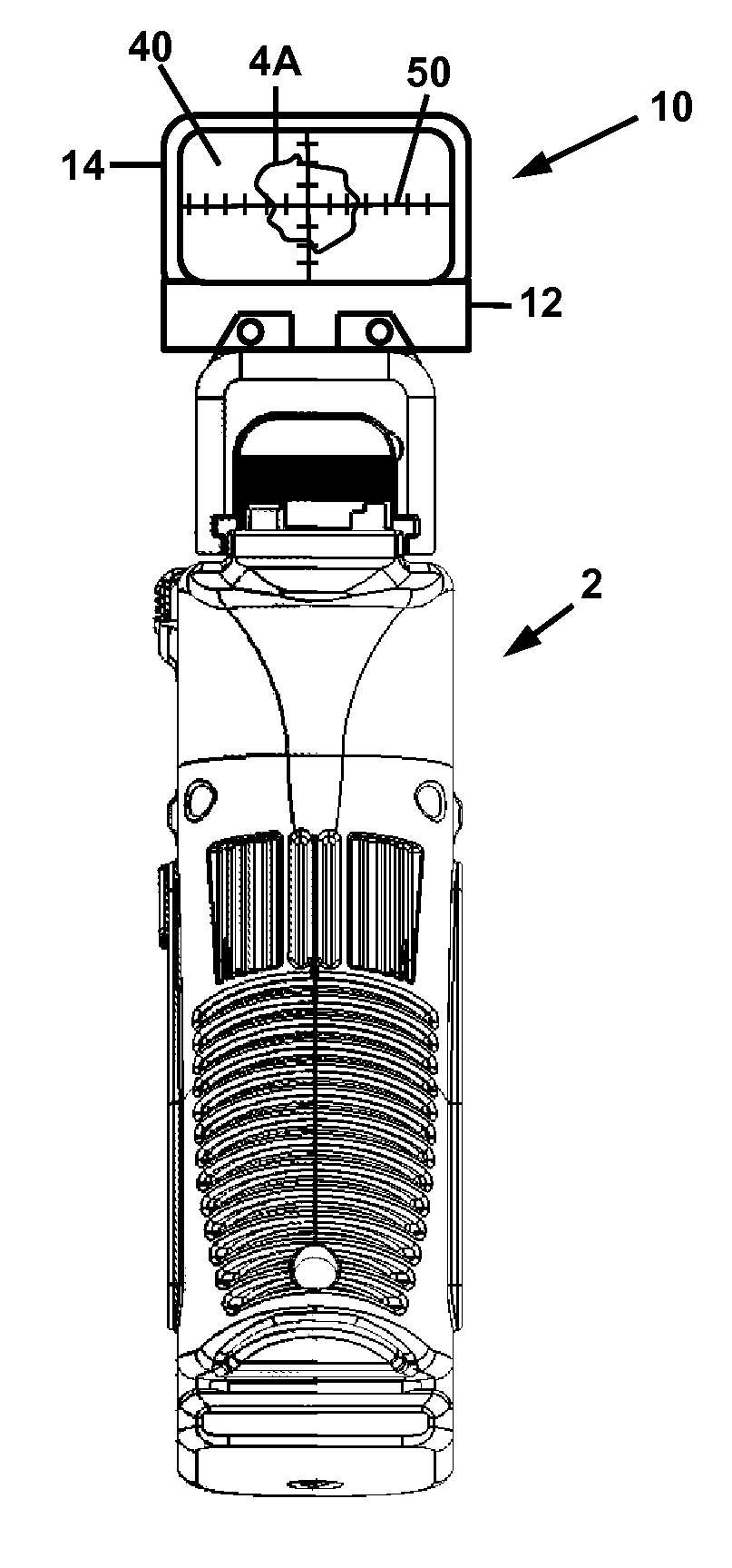 Compact thermal aiming sight