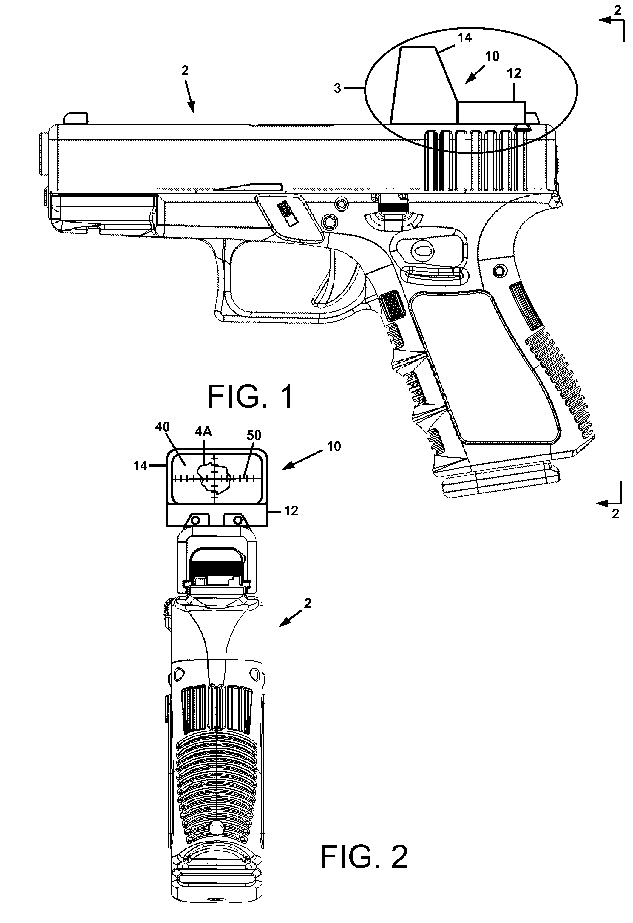 Compact thermal aiming sight