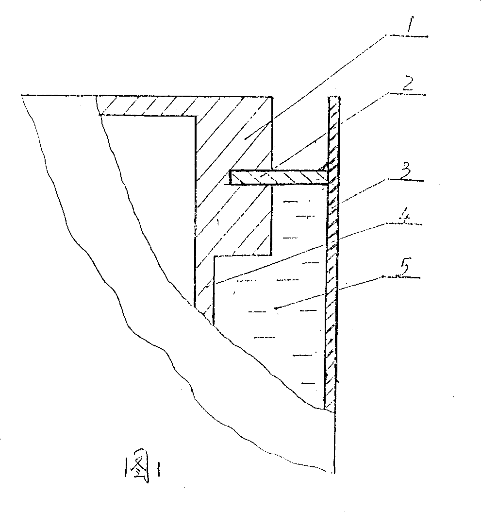 Water jacket with weldable steel sheet as outer wall and grey cast iron inwall for heating furnace and technology for making it