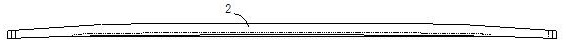 A method for preparing the main carbon strip structure of a pantograph carbon slide plate