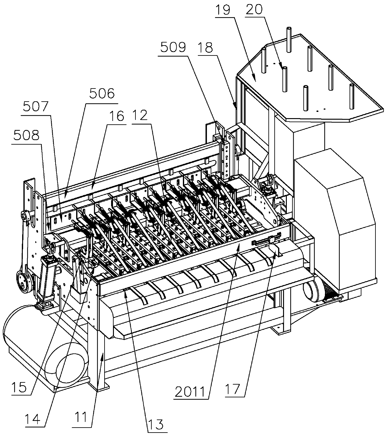 Full-automatic small strip splicing machine