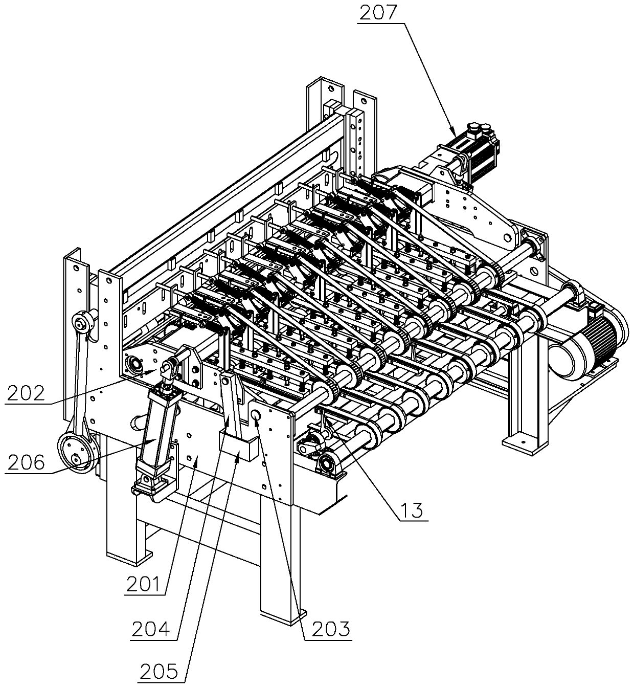 Full-automatic small strip splicing machine