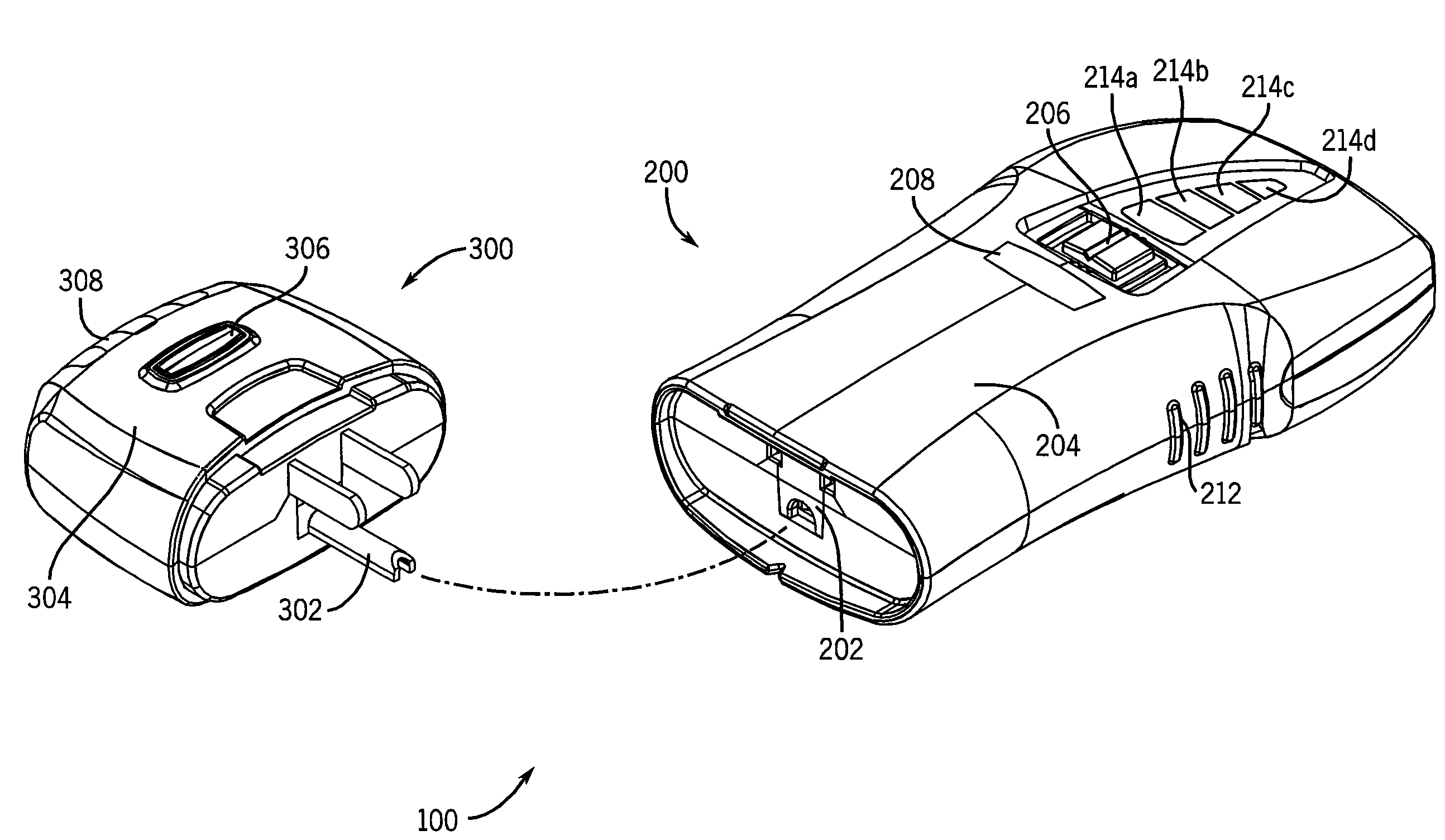 Multi-scanner device having a detachable outlet tester