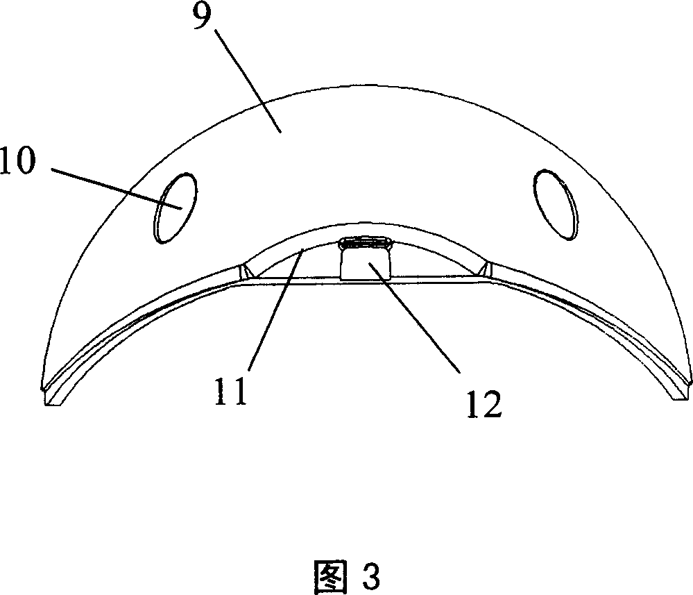 Structure of the lamp chamber cover of vertical type dust collector