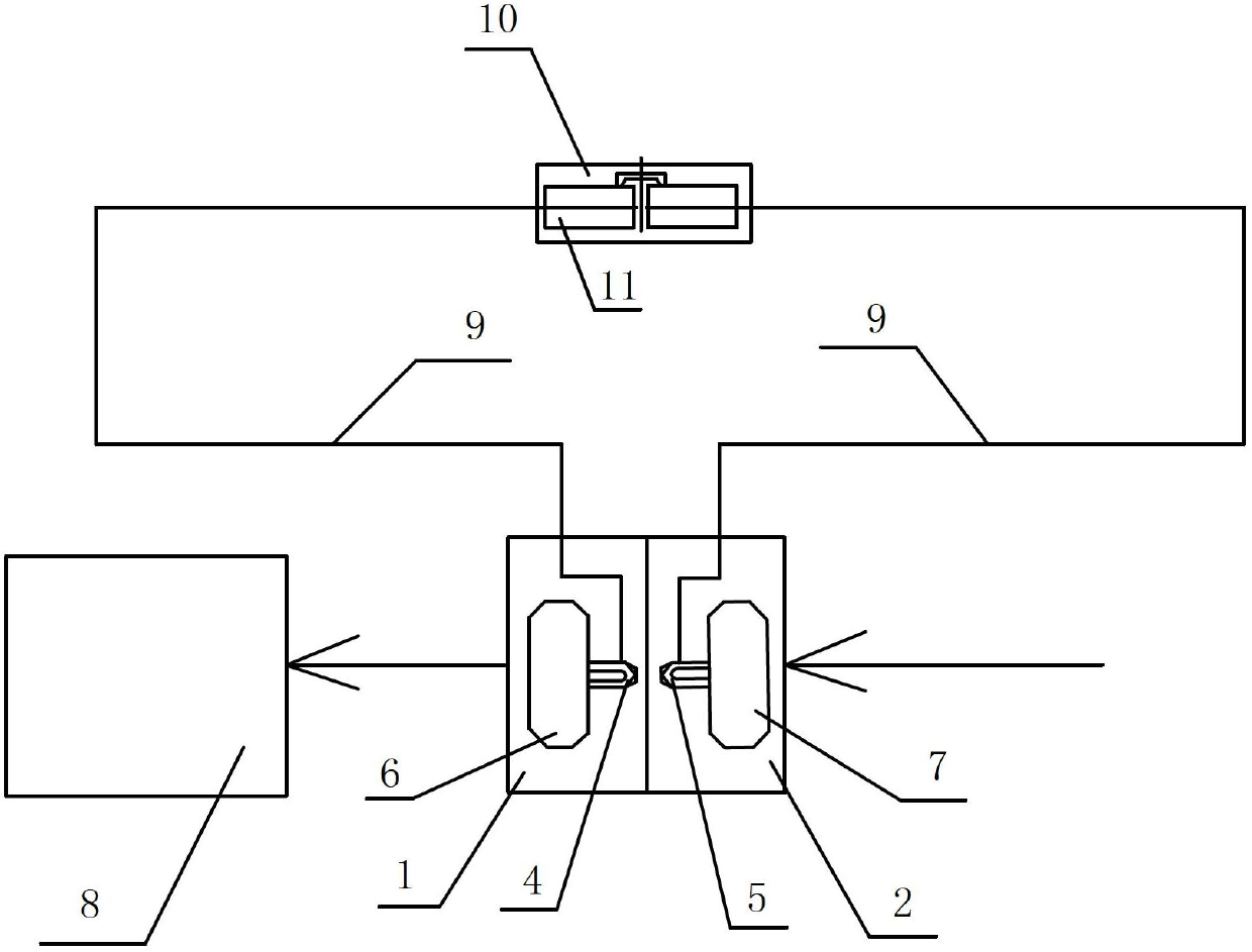 Active detector capable of detecting connection and disconnection of optical fiber