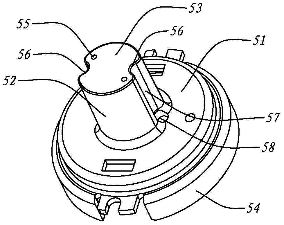 Radiating device of LED lamp