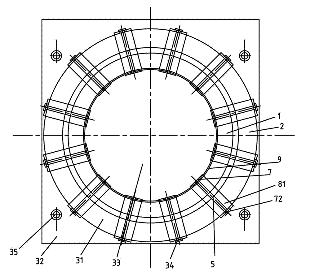 Clamp-free transformer winding and binding method thereof