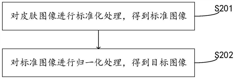 Skin disease identification method, device and equipment based on image processing and storage medium