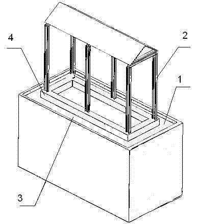 Non-anchor construction method for light steel structure floor adding reconstruction