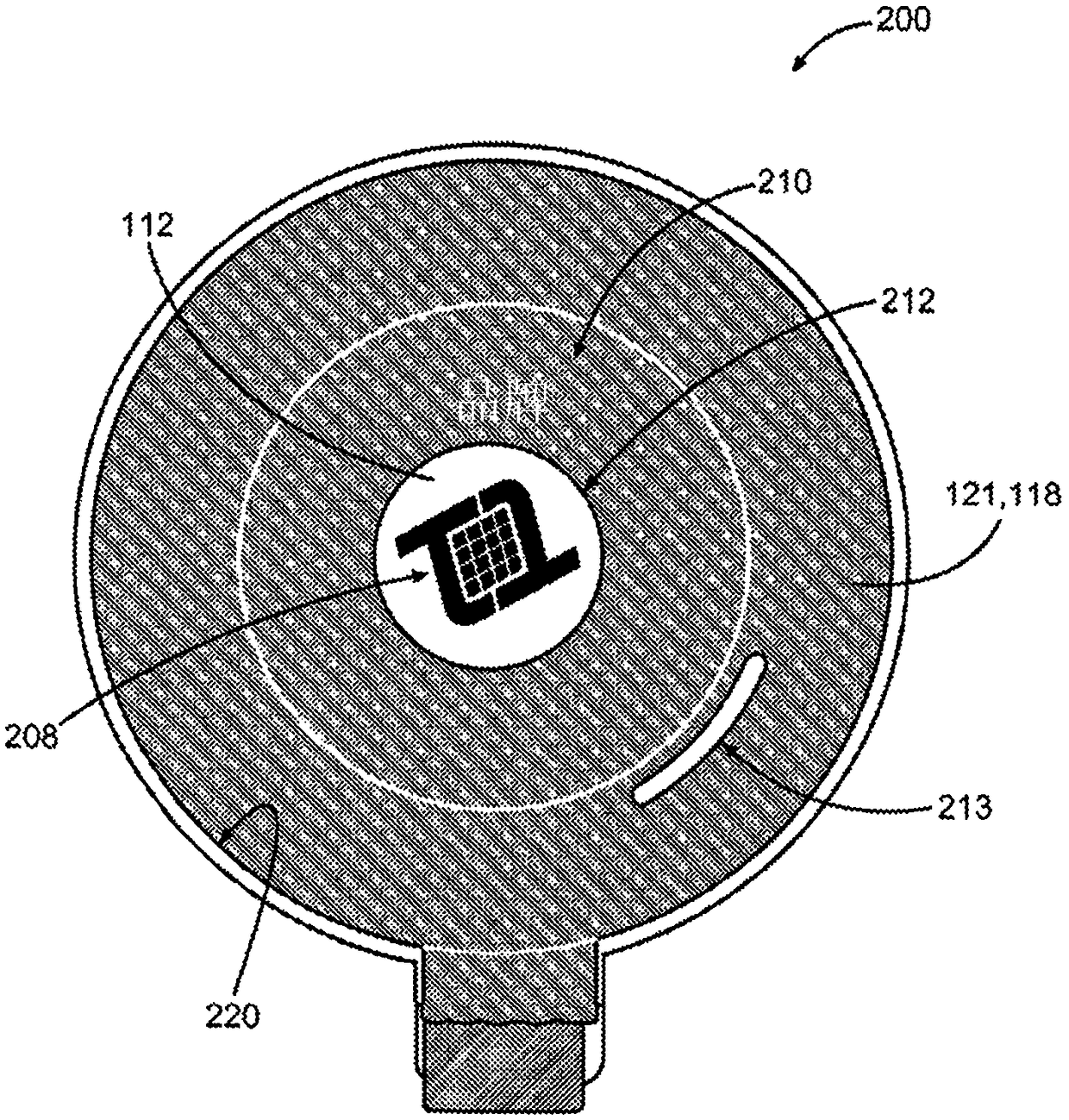 Lighting indicator structure for electronic device