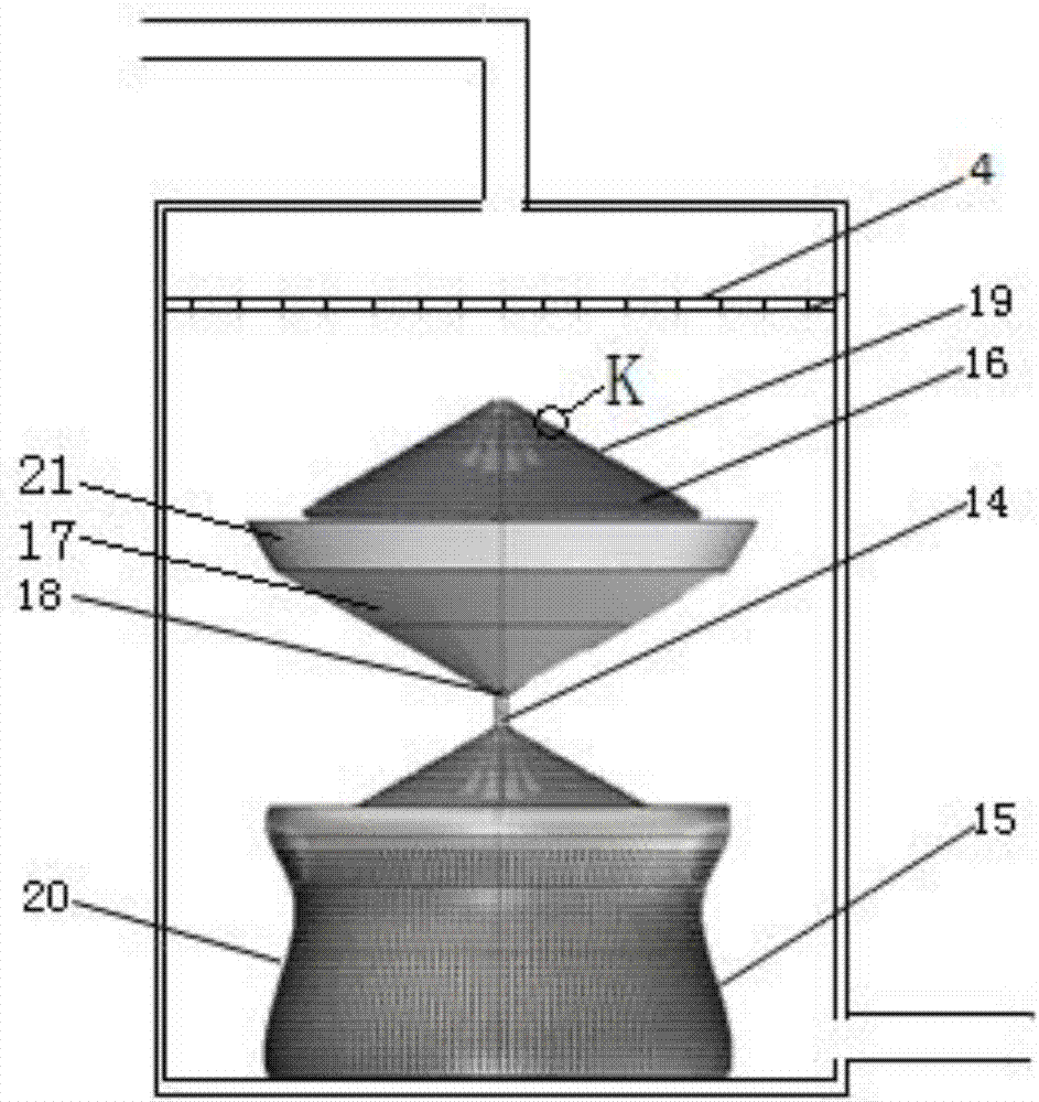 High-efficiency zero-energy-consumption AOA sewage treatment device and method