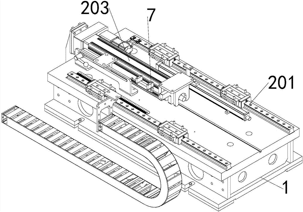 Weighing test device and bogie test system