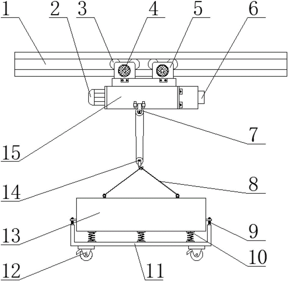 Movable transporter for monorail transportation