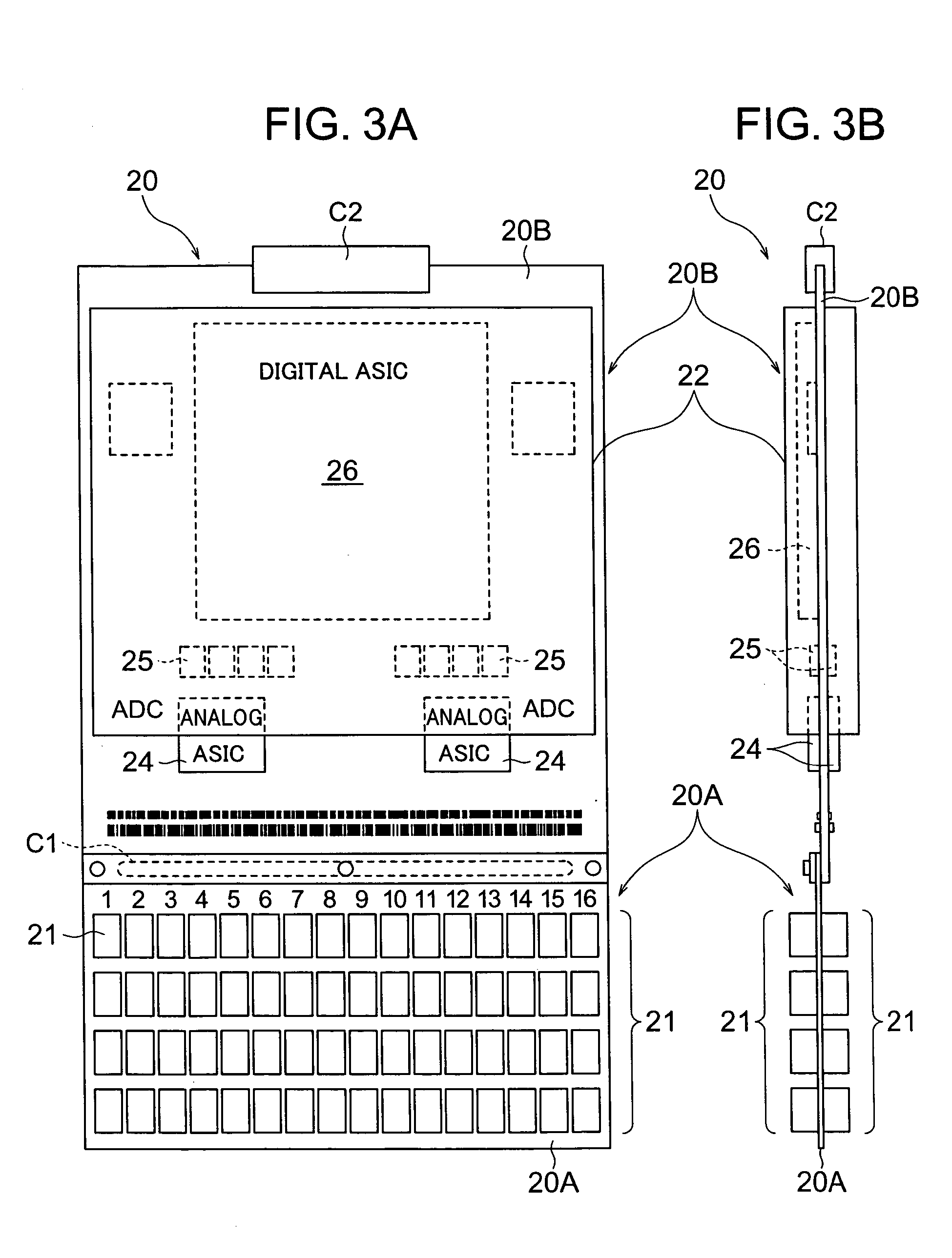 Radiological imaging apparatus and its detector unit