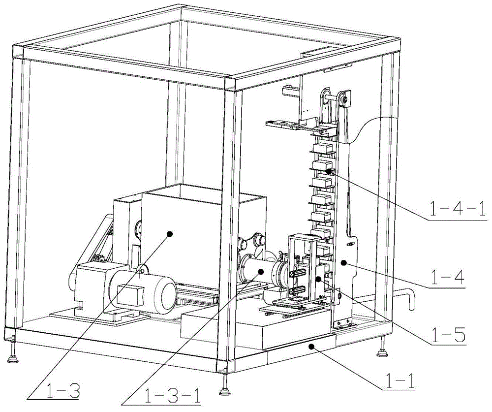 Mixed material pilling, polishing and drying device