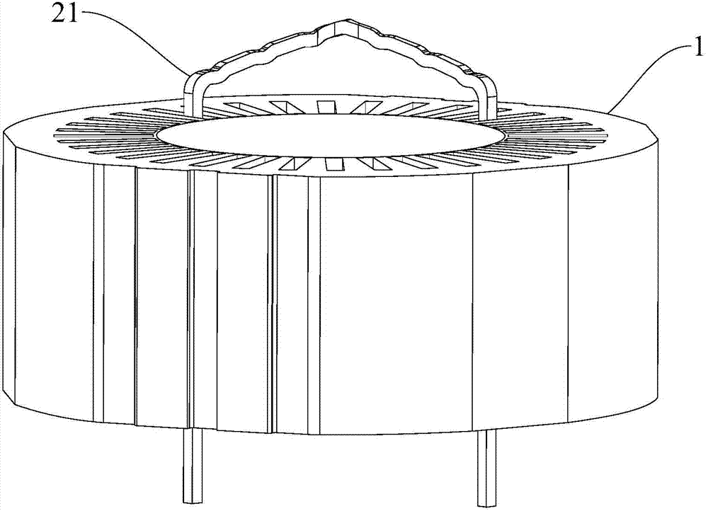 Stator for motor, manufacturing method thereof, motor and compressor