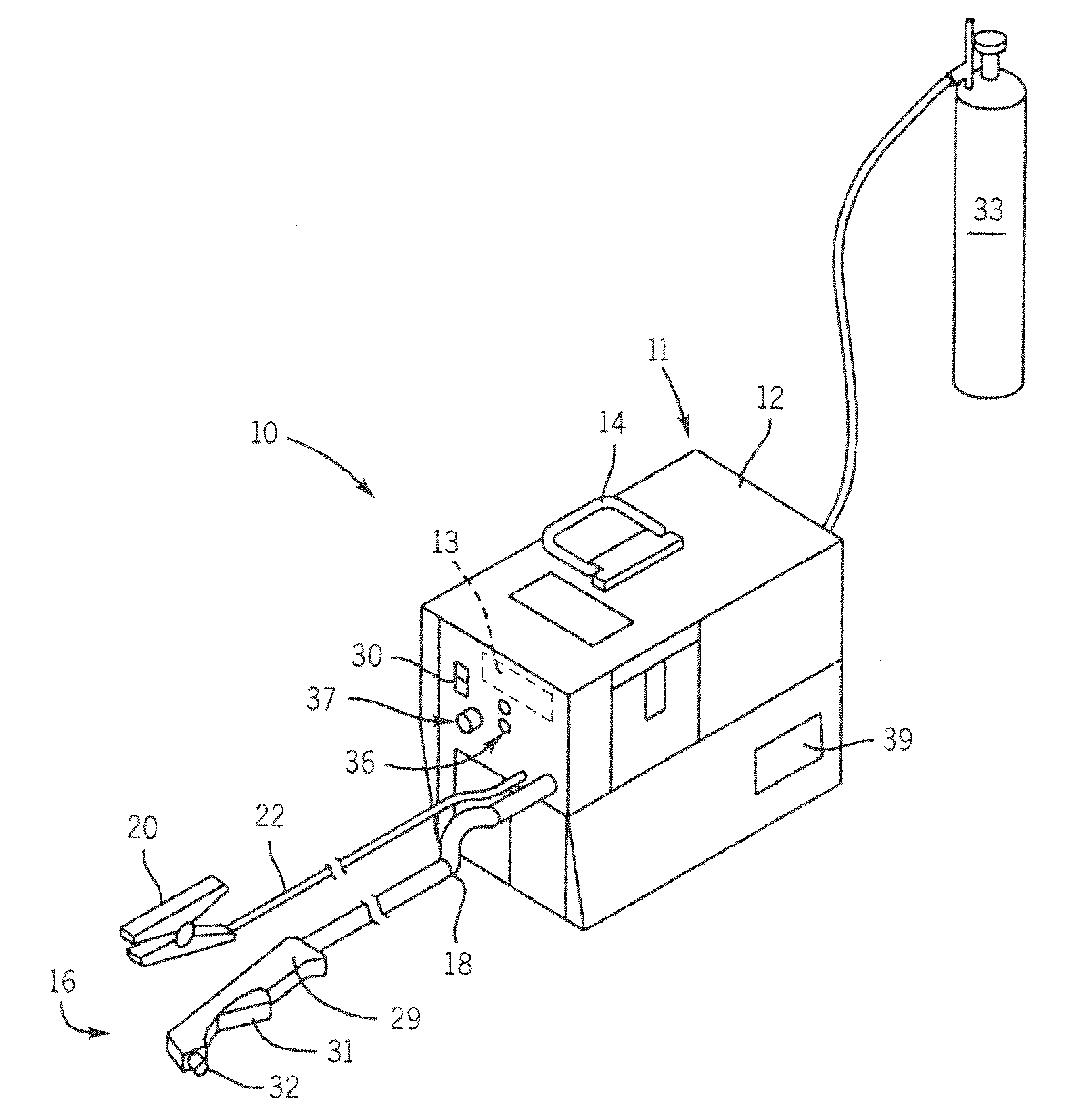 Automatic consumable and torch length detection via pressure decay