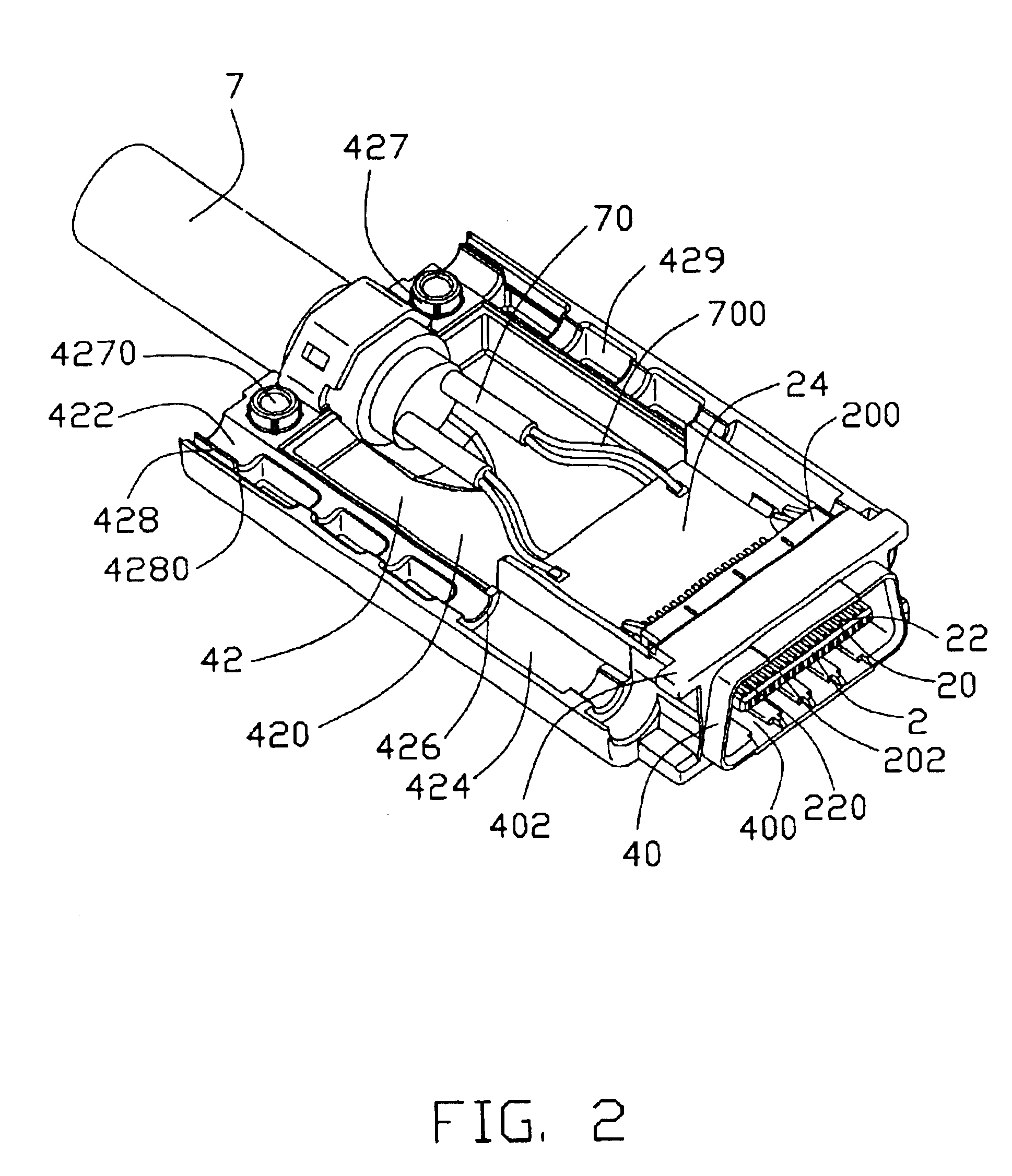 Cable connector assembly having pull tab