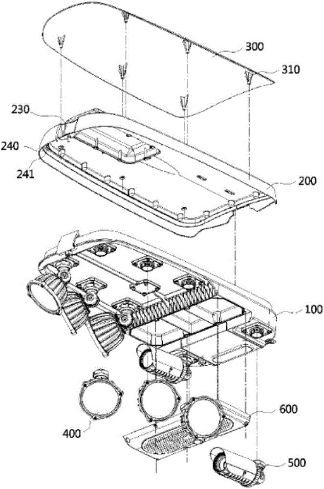 Camera-integrated LED lighting device