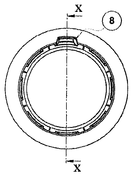 Positive lock system for restrained joints of ductile iron spun pipes and fittings