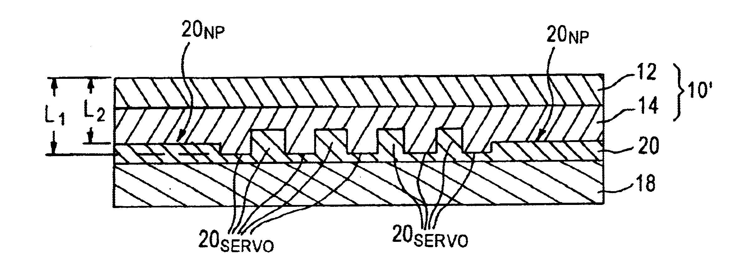 Multi-level stamper for improved thermal imprint lithography