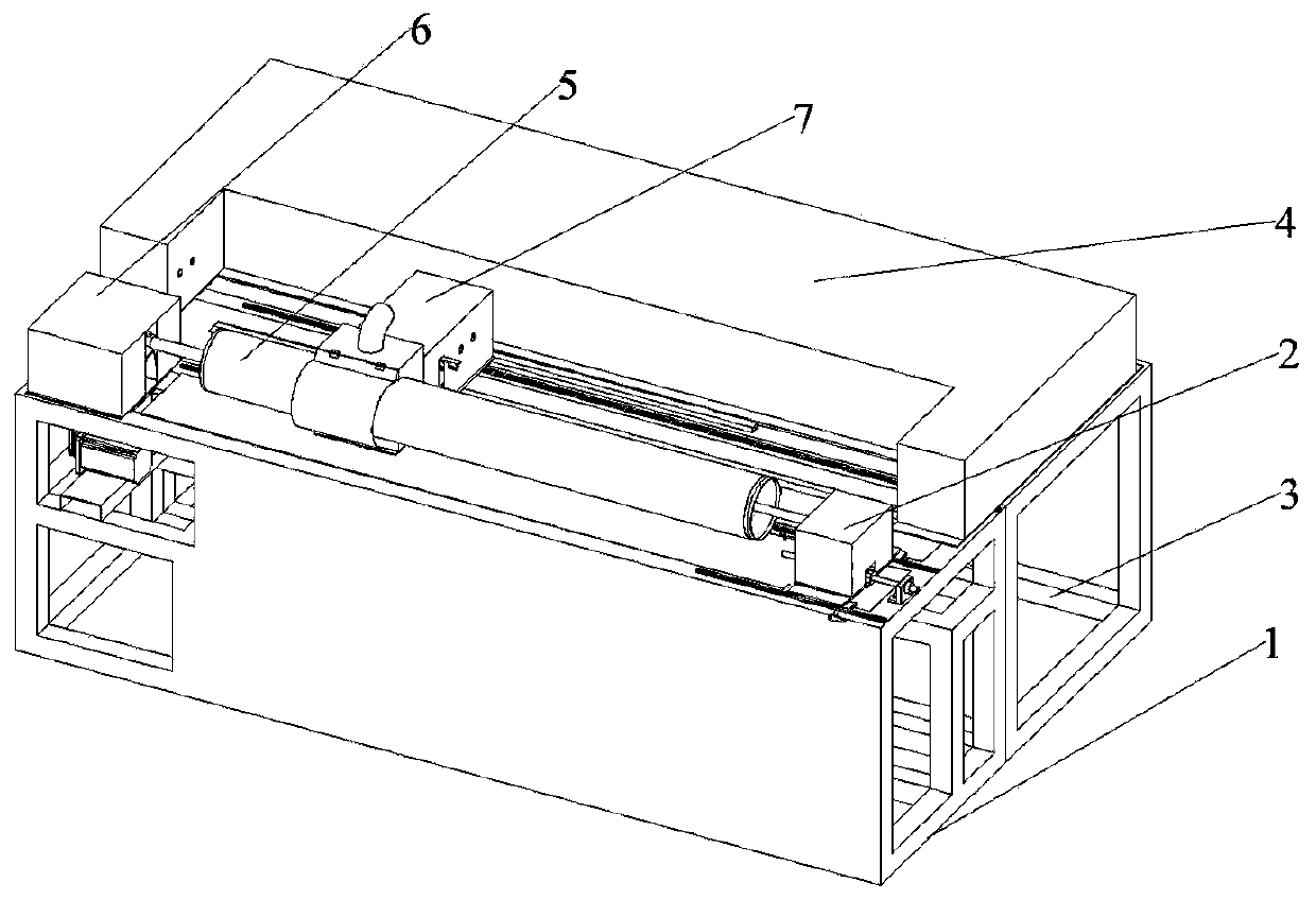 Laser cleaning machine for cylindrical nickel screen