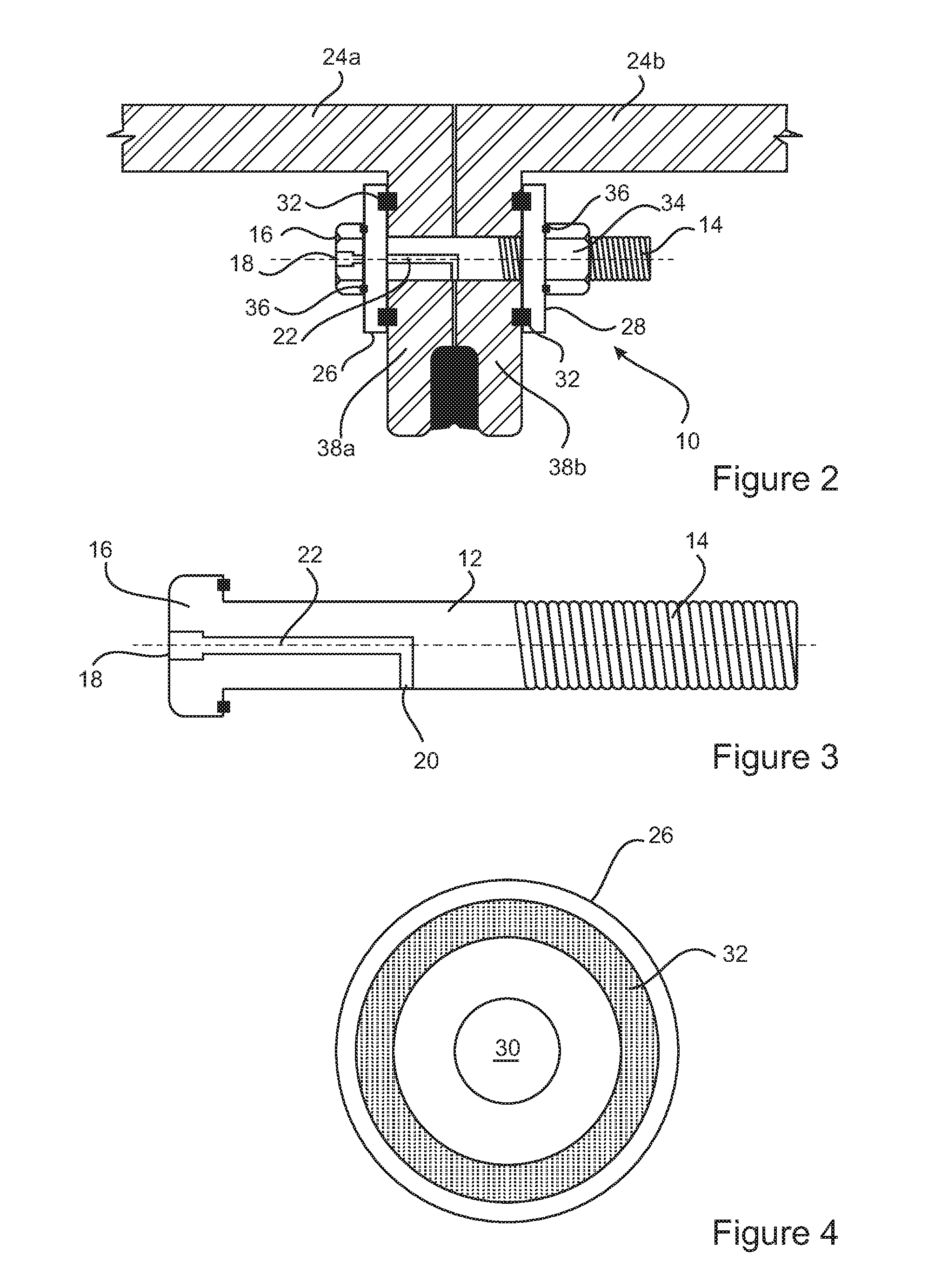 Fastener and method of sealing passage