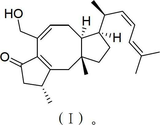 Ophiobolin sesterterpene compound and preparation and application thereof