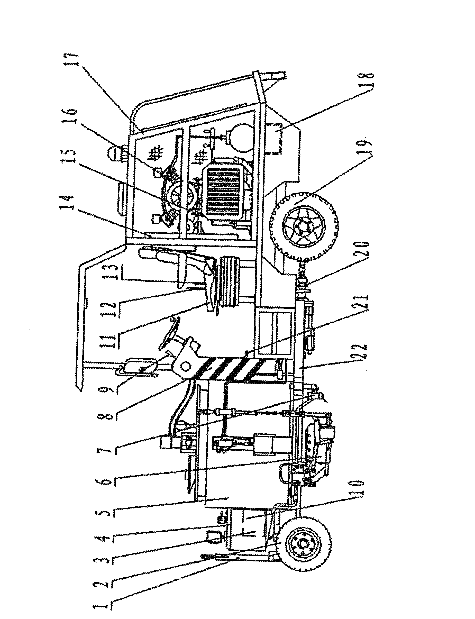 Multifunctional self-propelled hot melt line-marking vehicle