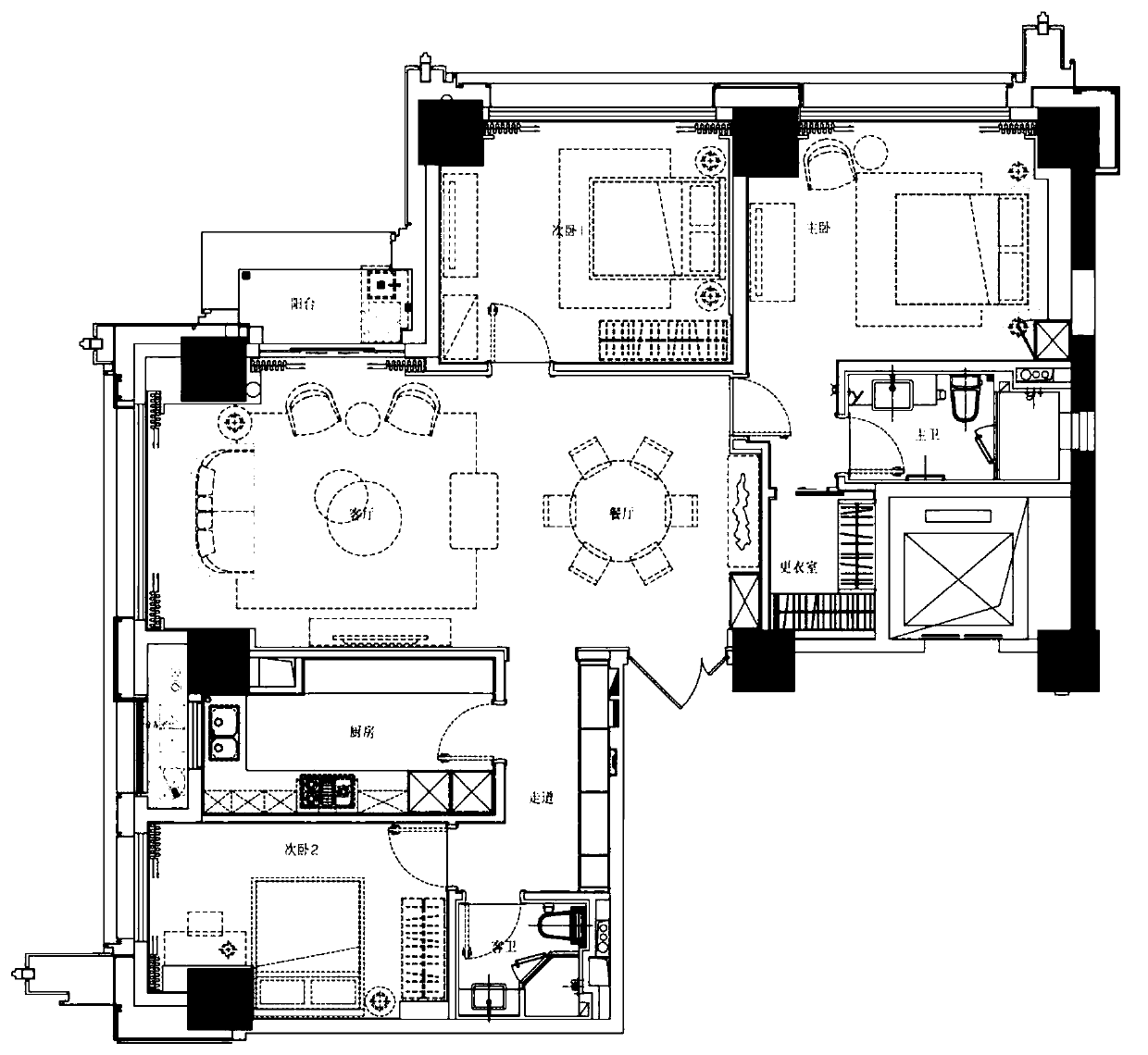 AI-based universal smart home scheme automatic design method and device