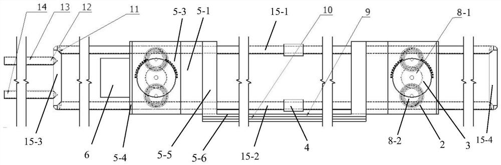 Adjustable portable photovoltaic module automatic cleaning device