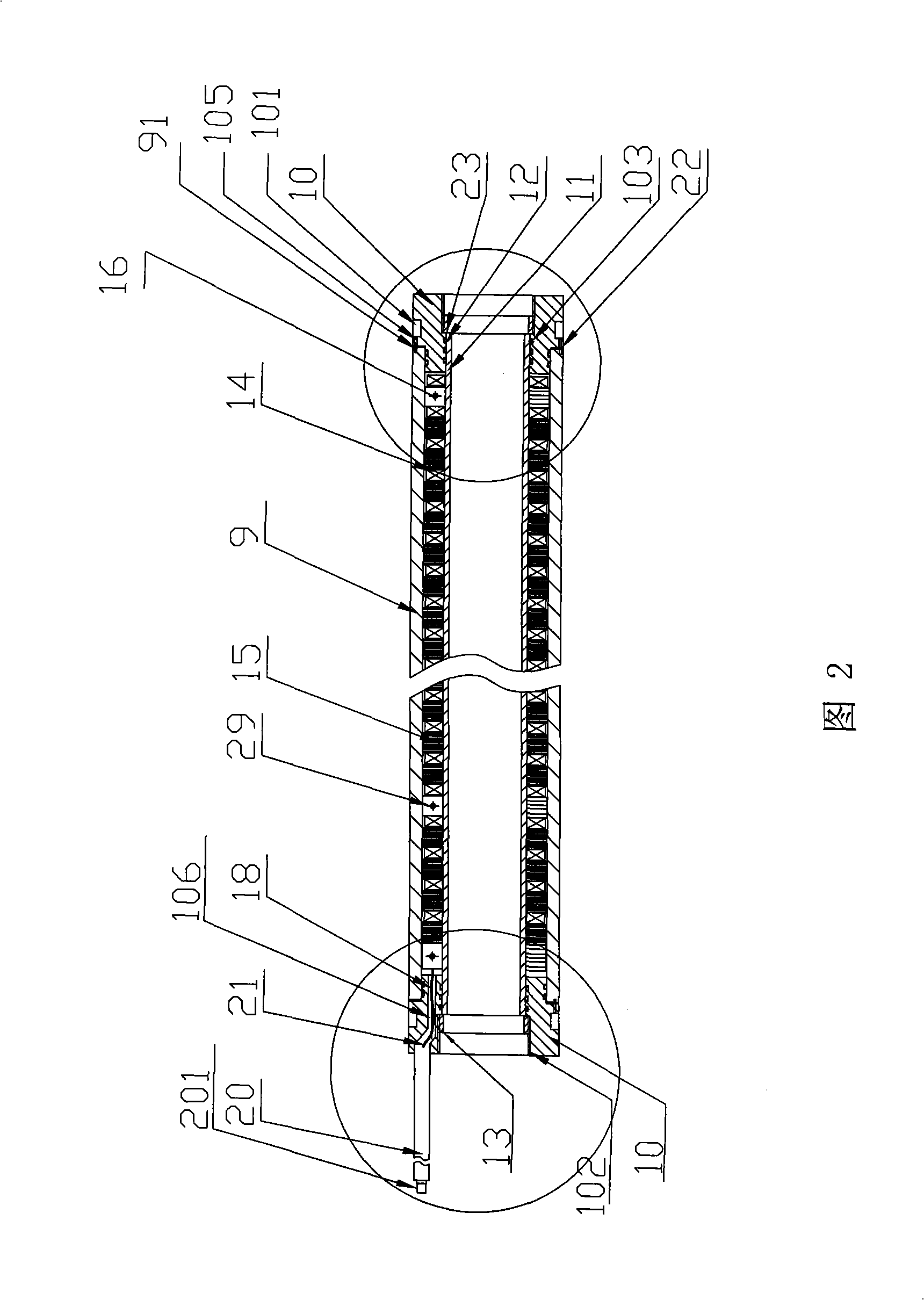 Oil-submersible linear motor