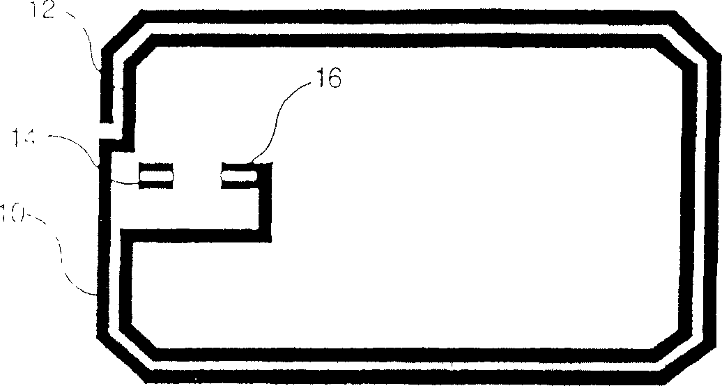 Method for making a non-contact smart card with an antenna support made of fibrous material