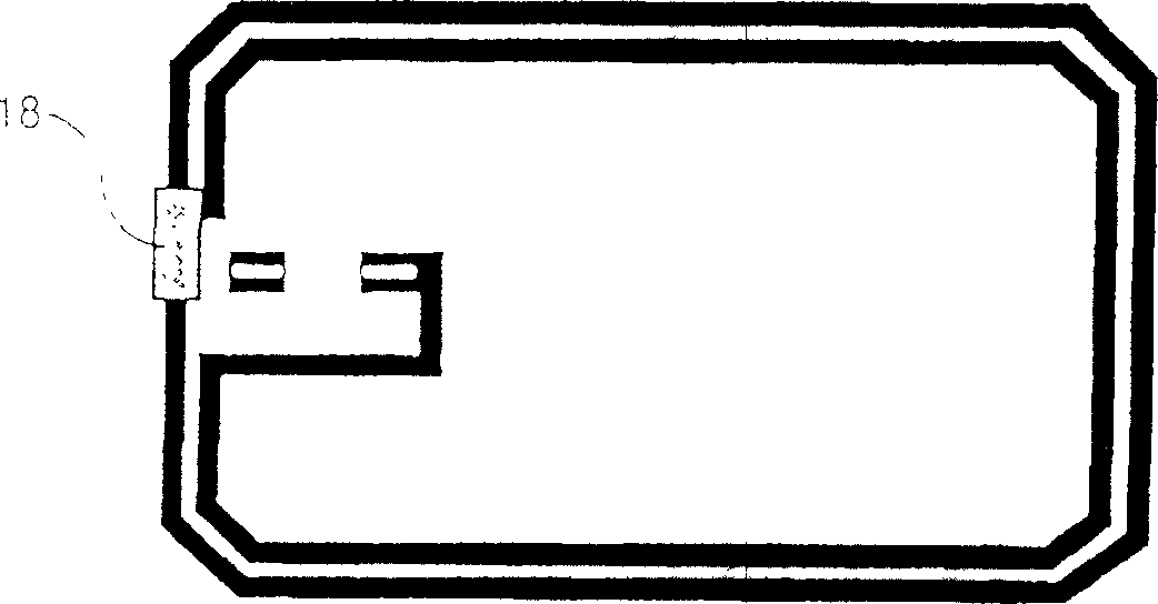 Method for making a non-contact smart card with an antenna support made of fibrous material