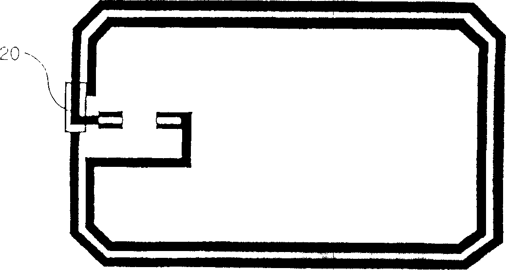 Method for making a non-contact smart card with an antenna support made of fibrous material