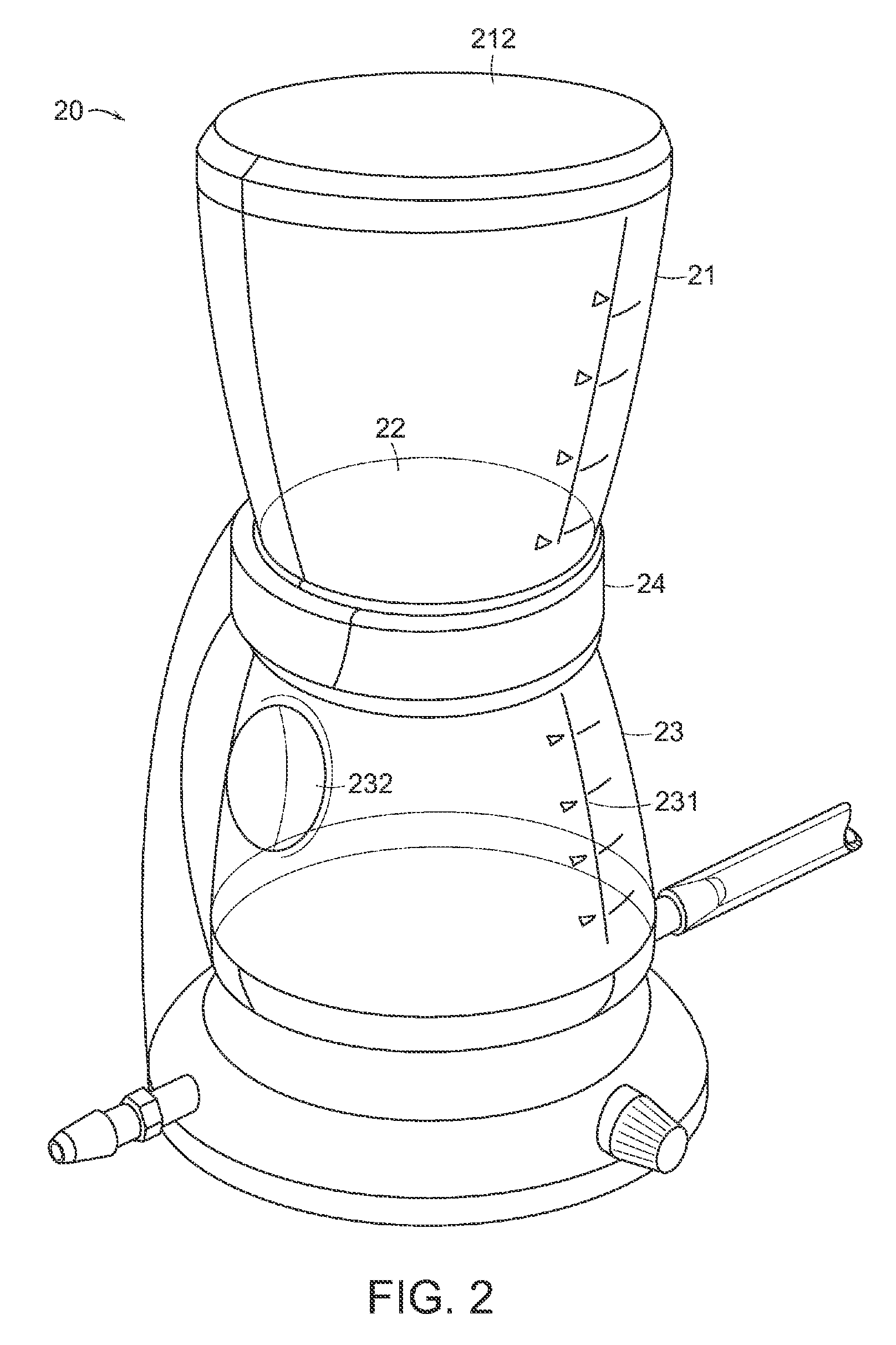 Method and apparatus for filtrate storage handling