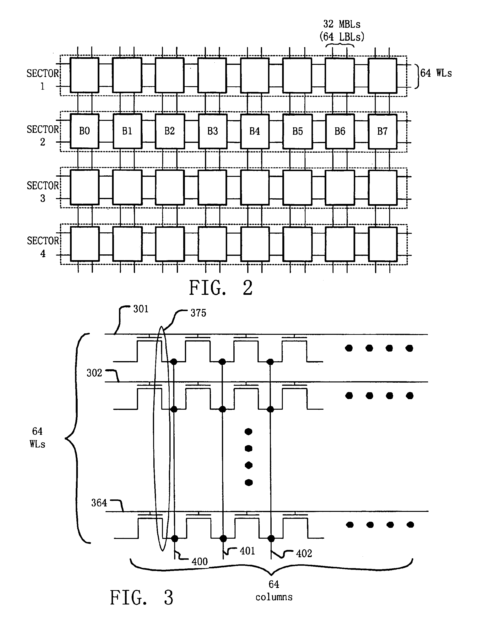 Flash memory device with byte erase