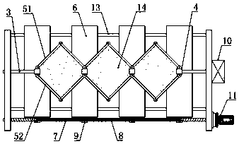 Intelligent moistureproof temperature reduction movable rack