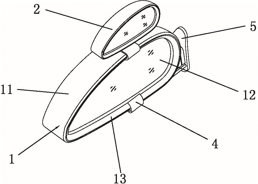 Rearview mirror facilitating observation of second driver