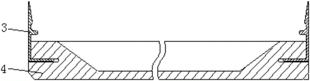 Detachable full-concealed installation structure for gypsum ceilings and installation method