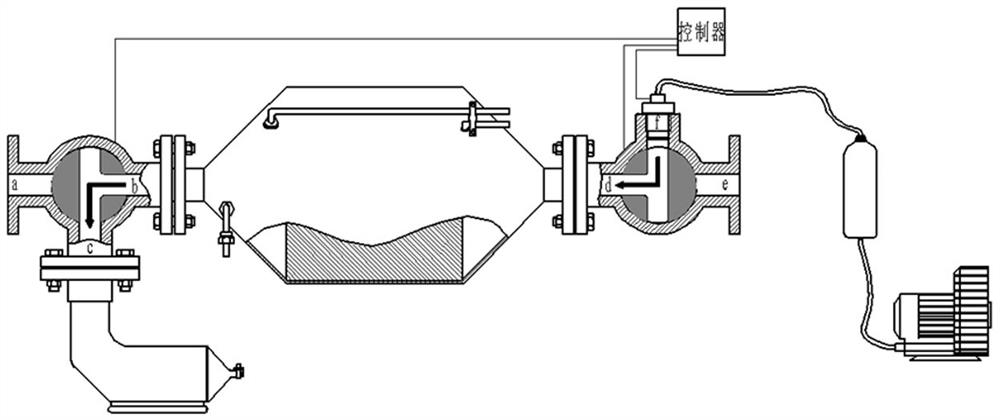 Disassembly-free back-blowing purification device for particulate trap