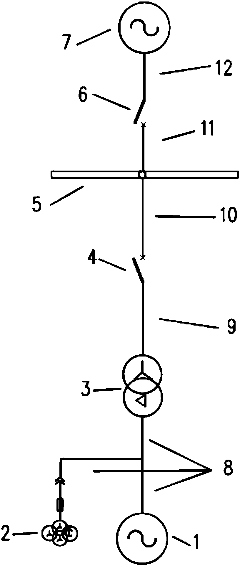 Discriminating system and method for automatic putting and retreating of startup-shutdown protection of generator